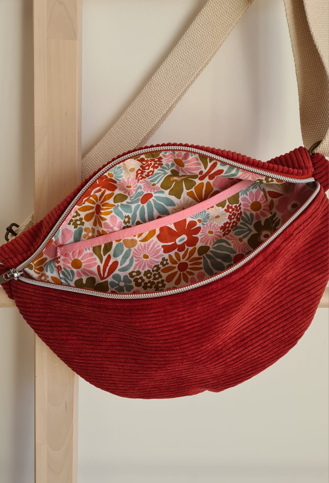 Bolsa Alecrim bordeaux