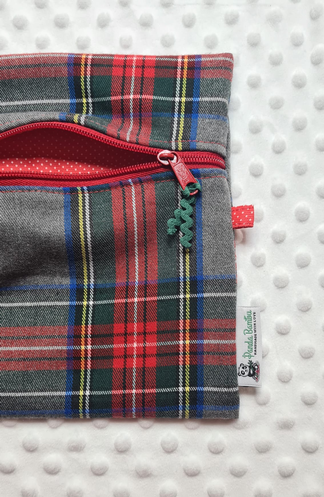 Bolsa Mimi Xadrez Cinza