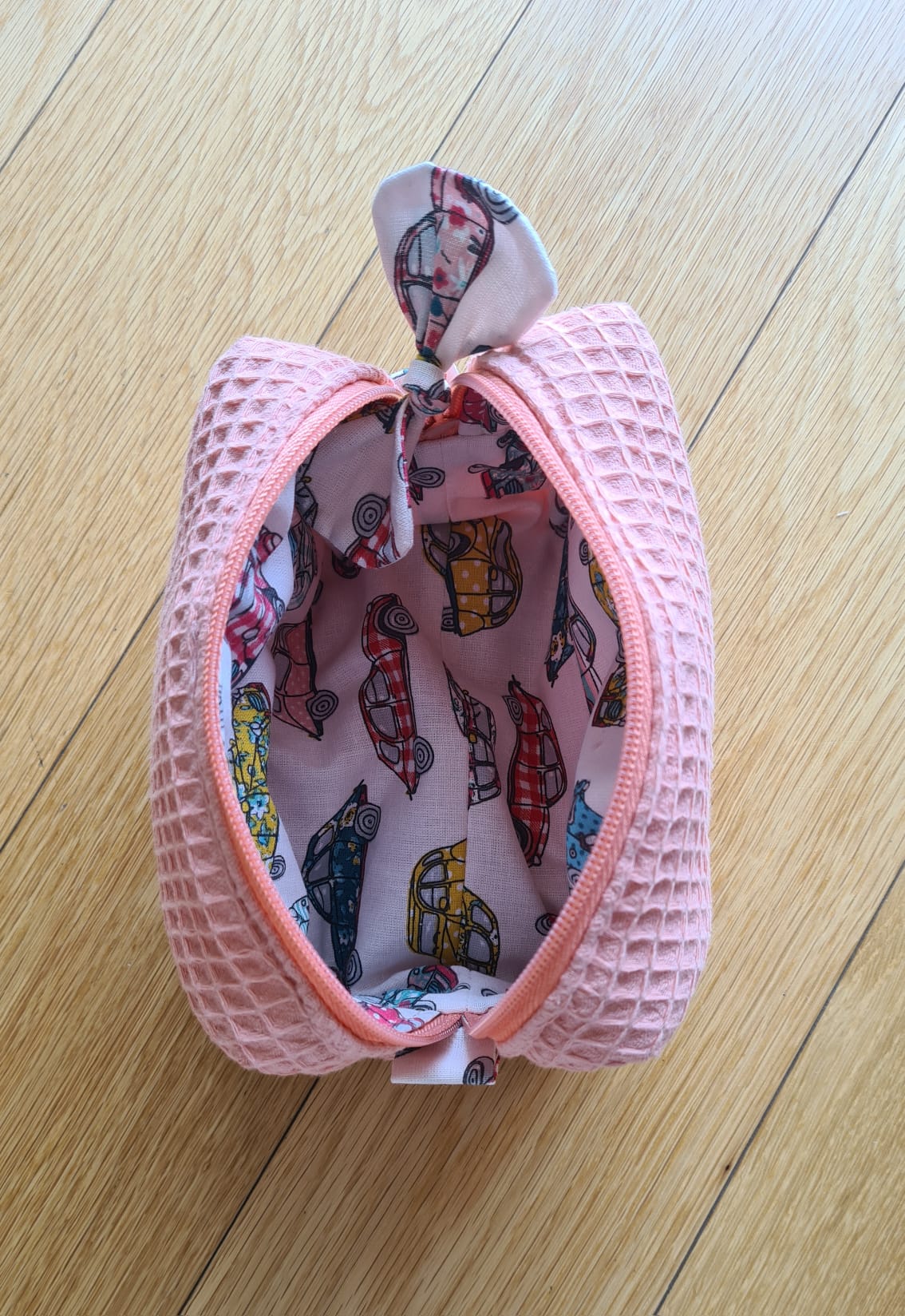 Bolsa wafle coral