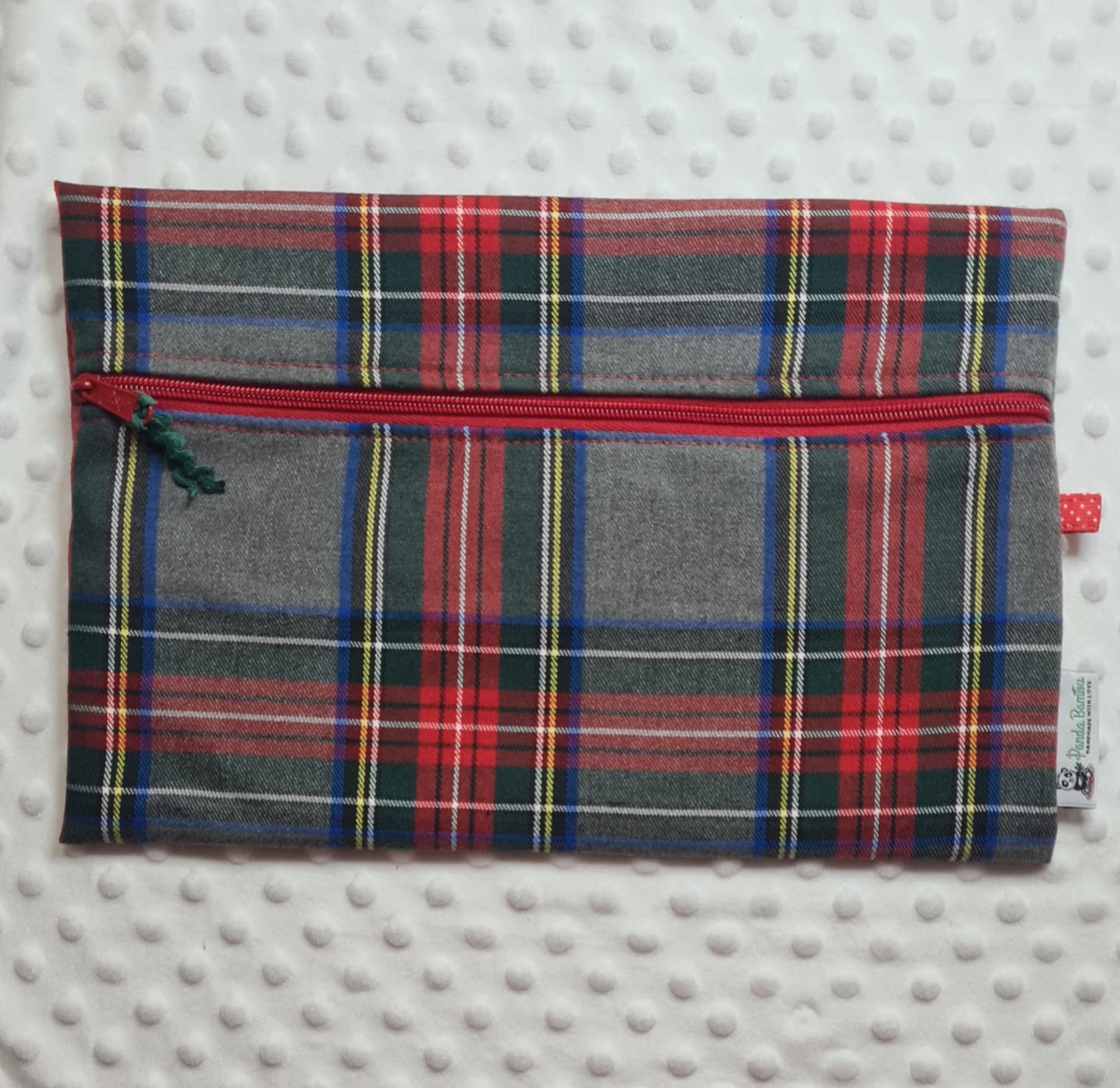 Bolsa Mimi Xadrez Cinza